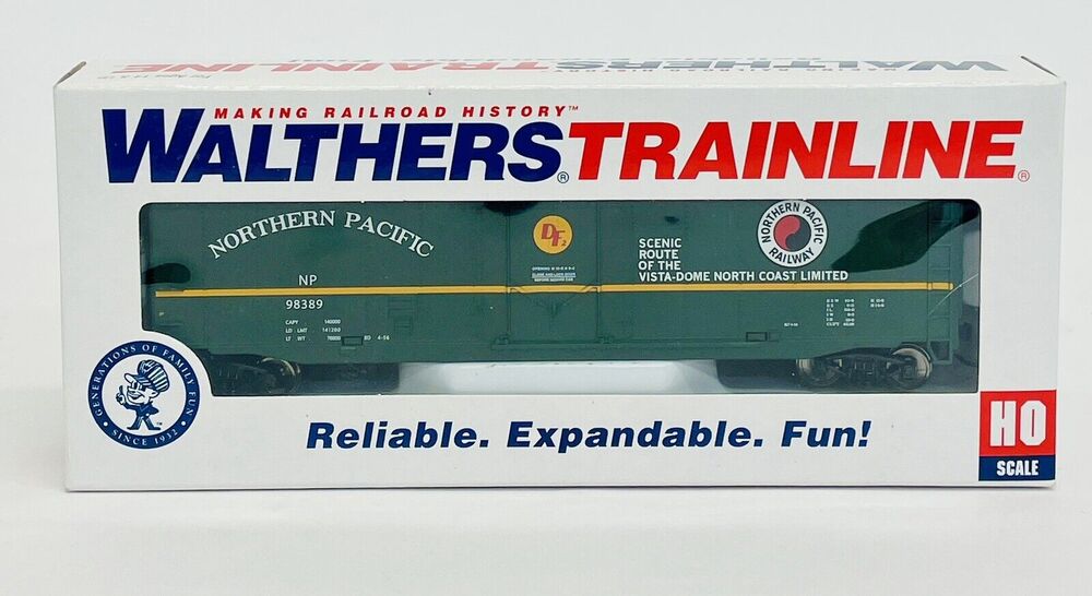 Walthers Trainline HO Northern Pacific Boxcar #98389 931-1679 LN